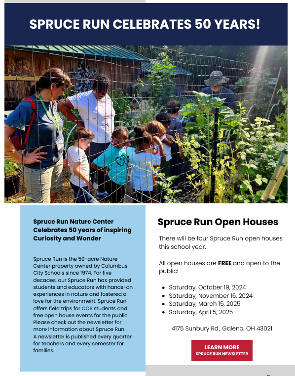Spruce Run Open Houses